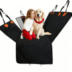 Happy Hound Travel Hard Base Dog Car Seat Cover | Waterproof Back Seat Protector for Cars, SUVs and Utes